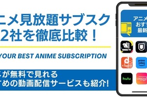 アニメ見放題のサブスク12社を徹底比較！無料で見れるおすすめの動画配信サービスも紹介！ 画像