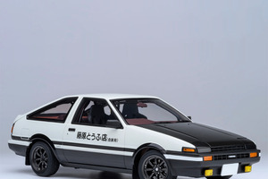 「頭文字D」トレノ（AE86）を再現…完成度の高ッ！ 1/18サイズのミニカーが「東京オートサロン2026」で販売 画像