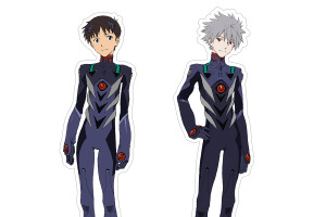 「エヴァ」ファンにはたまらない“13号機”のプラグスーツを着たシンジ＆カヲルのアクスタが登場【東京オートサロン2026】 画像