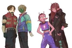 カート＆マックス アカネ＆カナタの描き下ろしアクスタ！「銀河特急 ミルキー☆サブウェイ」コミカライズ第1巻が発売 画像