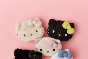 「ハローキティ」ふわもこ＆レオパード柄が“オトナ女子”にピッタリ！ お顔ポーチや晴雨兼用折りたたみ傘も 画像