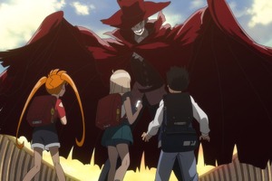 冬アニメ「地獄先生ぬ～べ～」赤が好き？ 青が好き？ 奇妙な質問をする謎の男（CV.子安武人）が現れて…第17話先行カット 画像