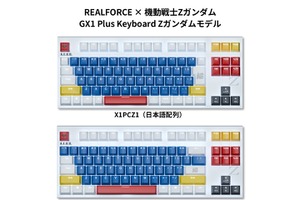 「ガンダム」“遊びでやってんじゃないんだよ！” Zガンダム、百式、νガンダム、サザビーがゲーミングキーボードで登場 画像