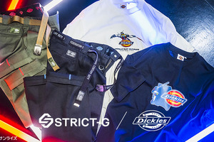 「ガンダム」地球連邦軍、ジオン軍をイメージしたTシャツ、ワークパンツ♪ ディッキーズと初コラボ【STRICT-G】 画像