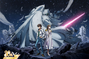 背景のウイングガンダムゼロがかっこいい！ 「ガンダムＷ」新規描き下ろし“ウィンタービジュアル”公開！「EW」4KリマスターBOXよりオーコメキャスト写真も 画像