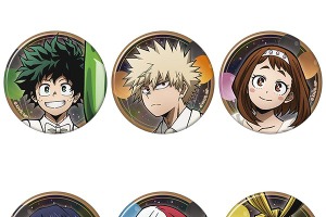 デクはタキシード姿、お茶子は純白ドレスでお祝い♪ 「ヒロアカ」オールマイトや爆豪たちが10周年をお祝い！ アニメイトでフェア開催 画像