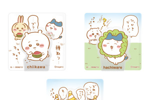 「ちいかわ」ハチワレやうさぎのアクリルクリップが登場！ キャラクターがプリントされたビスケットも♪ 画像
