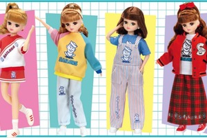 レトロかわいい爆発♪ 「リカちゃん」がセーラーズとコラボ！  セブン‐イレブン、イトーヨーカドーのくじに初登場 画像