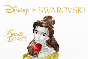 400万円超えの輝き…！「美女と野獣」×スワロフスキーから新作オブジェ登場！初ダンスシーンや魔法のバラも 画像