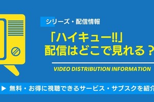 「ハイキュー!!」の配信はどこで見れる？無料視聴できるサービス・サブスクを紹介！ 画像