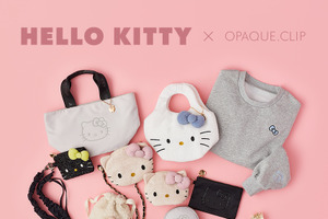 色んなキティちゃんが勢ぞろい♪ 「サンリオ」キラふわキティが超キュートな「OPAQUE.CLIP」とのコラボアイテム発売！ 画像