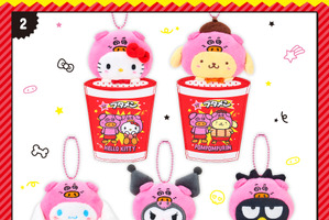 「サンリオ」キティやシナモンがブタメンくんに!?　キュートで楽しいコラボ菓子セットが登場♪ 画像