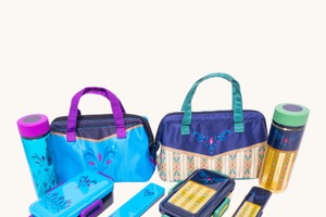 ディズニー「アナと雪の女王」アナ&エルサのドレスがモチーフ♪エレガントなランチグッズシリーズ登場 画像