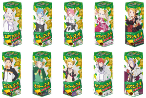 「リゼロ」がコアラのマーチとコラボ！「リゼロのマーチ」スバル、エミリア、レムたちが“コアラ耳”を付けた限定パッケージ♪ 画像