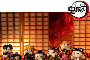 「鬼滅の刃」竈門炭治郎や冨岡義勇が福を招くニャン！「MEGA CAT」より招き猫ver.でマスコット化 画像