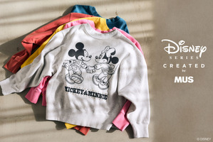 ミッキー＆ミニーをカジュアルなデニムスタイルで描き下ろし！ レトロヴィンテージな雰囲気のアパレル展開 画像