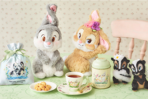 【ディズニーストア】春のときめきギュギュッと♪ 「バンビ」とんすけ＆ミス・バニーたちをデザインした新コレクションが登場！ 画像