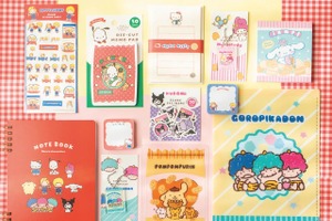 レトロ可愛い♪キティ、シナモロール、パティ＆ジミーらがお菓子モチーフの文具に！新登場 画像