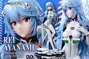 艶めくロングヘアが魅力的♪ 「シンエヴァ」綾波レイが1/4スケールで立体化！ 特典として微笑んだ表情のパーツも付属 画像