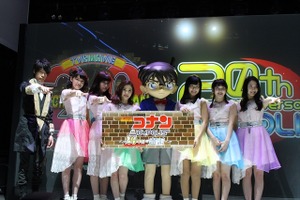 「名探偵コナン」東京ジョイポリスと20周年コラボ　記者発表会にコナンも登場 画像