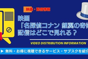 映画「名探偵コナン 銀翼の奇術師」配信はどこ？無料で見る方法 画像