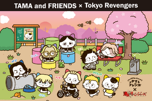 「タマ＆フレンズ」×「東リベ」異色のコラボ！ タケミッチやマイキーに扮したタマたちがかわいすぎる♪ 画像