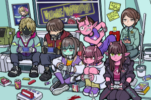 「ミルサブ」×ヴィレヴァンの限定グッズ第2弾が発売！イラストレーター・観虐氏の描き起こしたペアでゲームを楽しむチハルやマキナたちは必見 画像