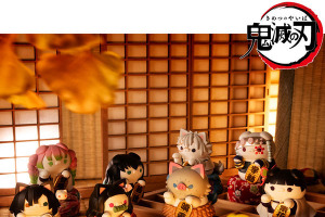 「鬼滅の刃」禰豆子や伊之助、カナヲたちがむっちりかわいい招き猫に♪「MEGA CAT」シリーズに参戦 画像
