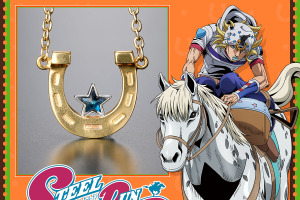 ジョジョ「スティール・ボール・ラン」ジョニィ、ジャイロが煌めくアクセサリーに！ピアスやペンダントが登場 画像