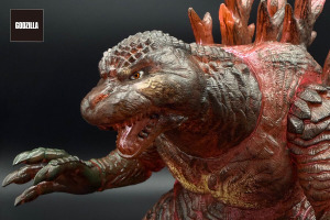 「ゴジラ」焼けただれ、咆哮する怒り…！全長約54㎝の大ボリューム感で立体化！アートソフビ登場 画像