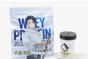 お前が俺のデザートか!?「呪術廻戦」乙骨デザインのコラボプロテインが登場！フレーバーは“SWEET”なソフトクリーム風味♪ 画像