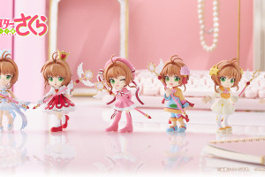 「CCさくら」クリアカード編のデフォルメフィギュアが登場！きれいめからラブリーまでいろんなさくらが楽しめる♪ 画像