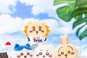 めんそ～れちいかわ♪「ちいかわ×オリオンビール」第2弾コラボ！オリオンTシャツ着用のマスコットぬい登場 画像
