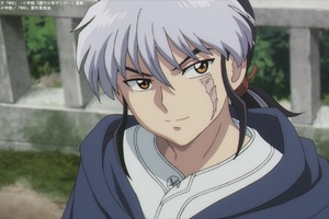 春アニメ「MAO」菜花（CV.川井田夏海）は商店街の門から迷い込んだ見知らぬ世界で摩緒（CV.梶裕貴）という青年と出会い…第1話先行カット 画像