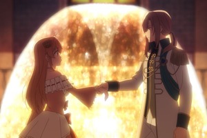 春アニメ「逃げ釣り」公爵令嬢マリーアは、隣国の第一王子レナートから身に覚えのない婚約破棄を宣言され…？第1話先行カット 画像