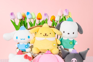 ポムポムプリン、キティがチューリップの妖精に♪「サンリオ」マスコットがナムコ限定景品として登場 画像