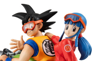 「ドラゴンボールZ」青年時代の悟空とチチを再現したデスクトップリアルマッコイが約10年ぶりに再登場！バイクだけでも飾れるハイクオリティな一品だけに見逃せない 画像