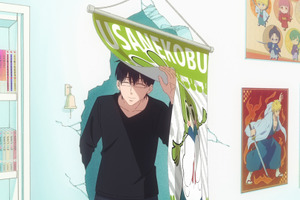 春アニメ「ただおじゃ」隠れオタクのOL・凛子（CV花澤香菜）に“壁ドン”する右隣の部屋の住人とは…？第1話先行カット 画像