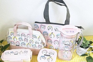 ちいかわと一緒におでかけしよう♪ 春色ピンクが可愛い「ちいかわ」のランチトートやお弁当箱が登場！ 画像