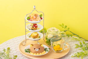 アニメ「リラックマ」のテーマカフェが開催！ 新キャラ・アワワネコ＆よびーも仲間入りしたグッズやメニューが展開♪ 画像