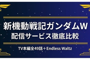 「新機動戦記ガンダムW」の配信はどこで見れる？サブスクを徹底比較 画像