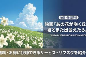 「あの花が咲く丘で、君とまた出会えたら。」はDMM TVで見放題！ Netflixでも配信中 画像