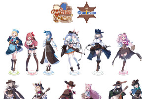 「ホロライブ」星街すいせい、さくらみこたちが西洋風衣装で登場！ 「ウエスタン」と「キャラバン」をテーマにした描き起こしイラストはファン必見！ 画像