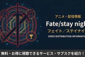 アニメ「Fate/stay night」配信はどこで見れる？全作品のおすすめサブスク比較 画像
