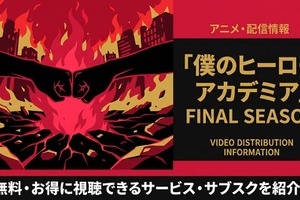 アニメ「僕のヒーローアカデミア」FINAL SEASONの配信はどこで見れる？ 画像