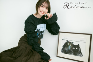 声優・上田麗奈が描いたイラストがTシャツに！着用モデル姿も披露♪ 4月18日12時より期間限定販売 画像