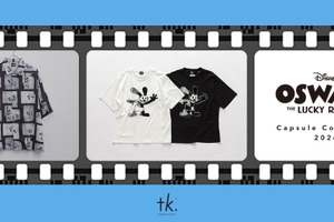 「ディズニー」ミッキー&オズワルドをデザイン♪モノトーンでシックな「tk.TAKEO KIKUCHI」カプセルコレクション登場 画像