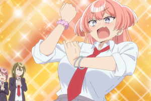 春アニメ「よわよわ先生」“つよつよギャル”椋林瑞希と立ち幅跳び測定!? 第2話先行カット 画像