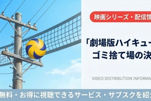 映画「ハイキュー ゴミ捨て場の決戦」の配信はどこで見れる？無料で見れるサブスクまとめ 画像