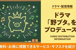 ドラマ「野ブタ。をプロデュース」配信はどこで見れる？無料視聴できるおすすめサブスク 画像
